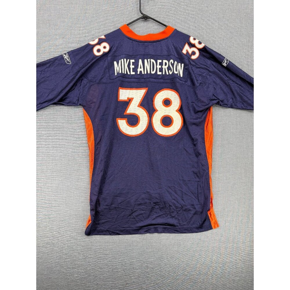 Vtg Reebok Denver Broncos Mike Anderson #38 NFL Equipment Jersey Mens 2XL